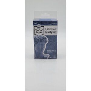 FolkArt Velvet Crush – 2 Step Flock Kit (Blue) – Velvety Soft Texture – New Seal